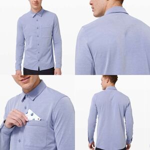 Lululemon Commission Long Sleeve Button Down *Qwick Oxford size large